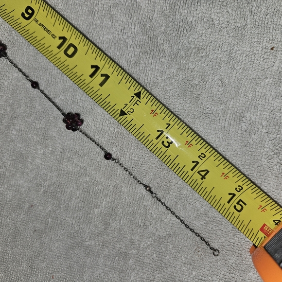 STERLING SILVER WITH BALLS AND BEADS OF GARNETS. GORGEOUS. VINTAGE. PICS 📸 - Picture 6 of 7